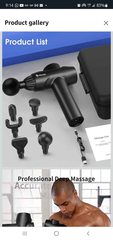 AERLANG Massage Gun - Deep Tissue Percussion - photo 3