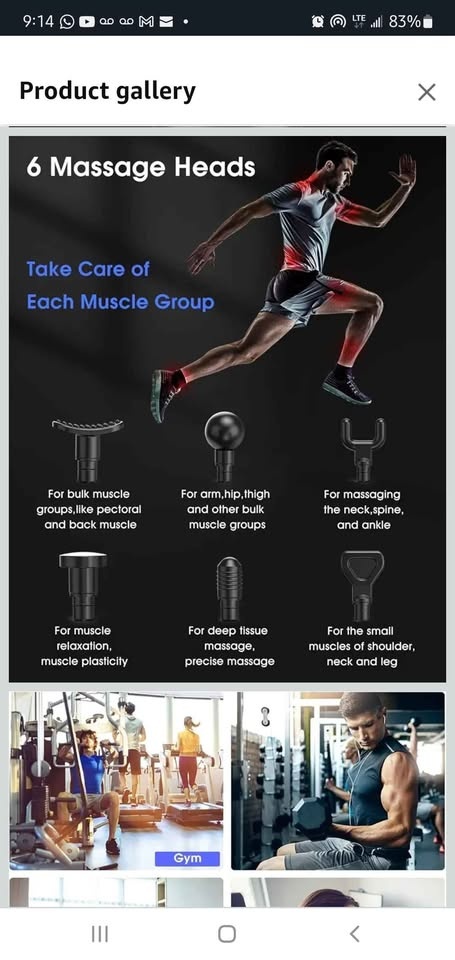 AERLANG Massage Gun - Deep Tissue Percussion - photo 5