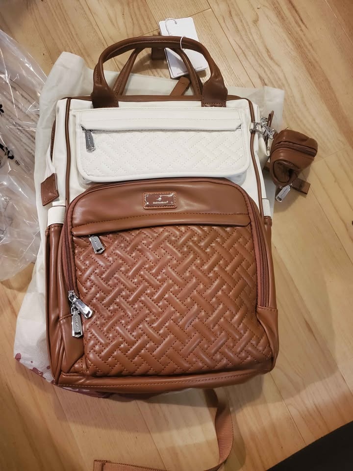 BabbleRoo Diaper Bag Backpack w/ Changing Pad & Stroller Straps - photo 4