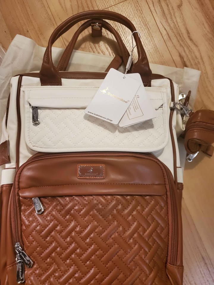 BabbleRoo Diaper Bag Backpack w/ Changing Pad & Stroller Straps - photo 5