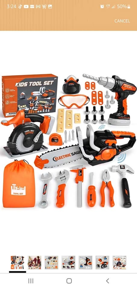 Kids Tool Set - Pretend Play Construction Toys