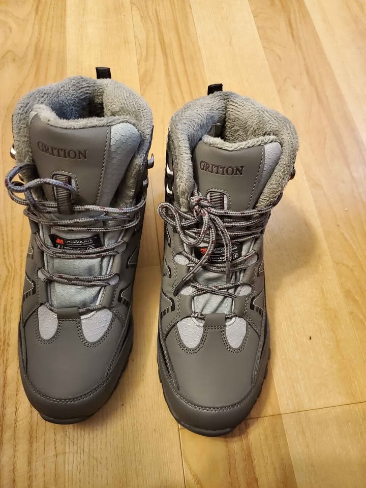 GRITION Womens Hiking Boots Waterproof Winter Walking Shoes - photo 2