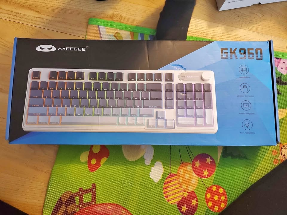 MageGee GK960 Wireless Keyboard - RGB, Tri-Mode, Numpad