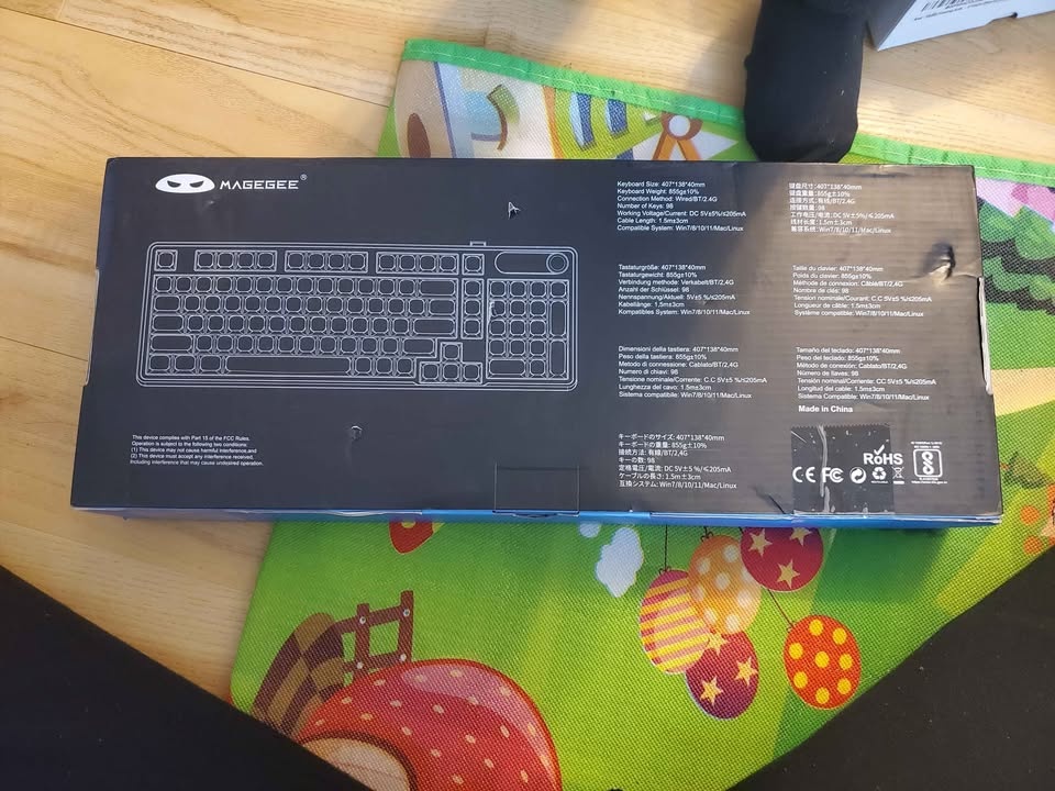 MageGee GK960 Wireless Keyboard - RGB, Tri-Mode, Numpad - photo 2