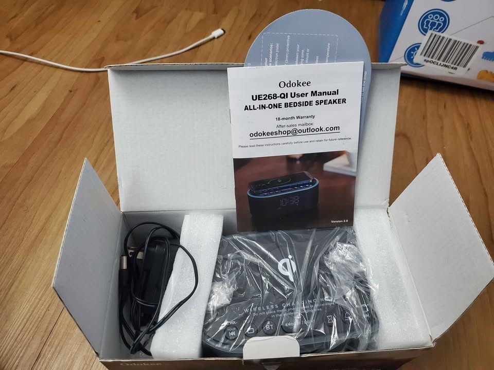 Odokee All-in-One Bedside Speaker & Alarm Clock - photo 5