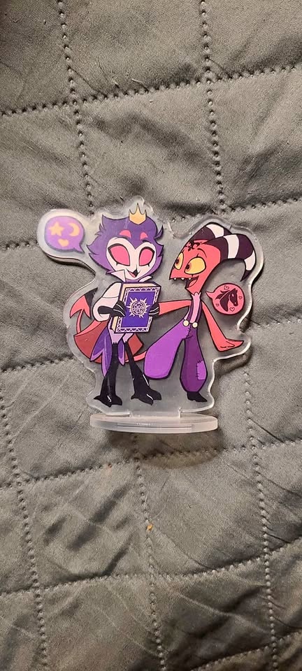 Helluva Boss, Young Stolas and Blitzo Acrylic Standee