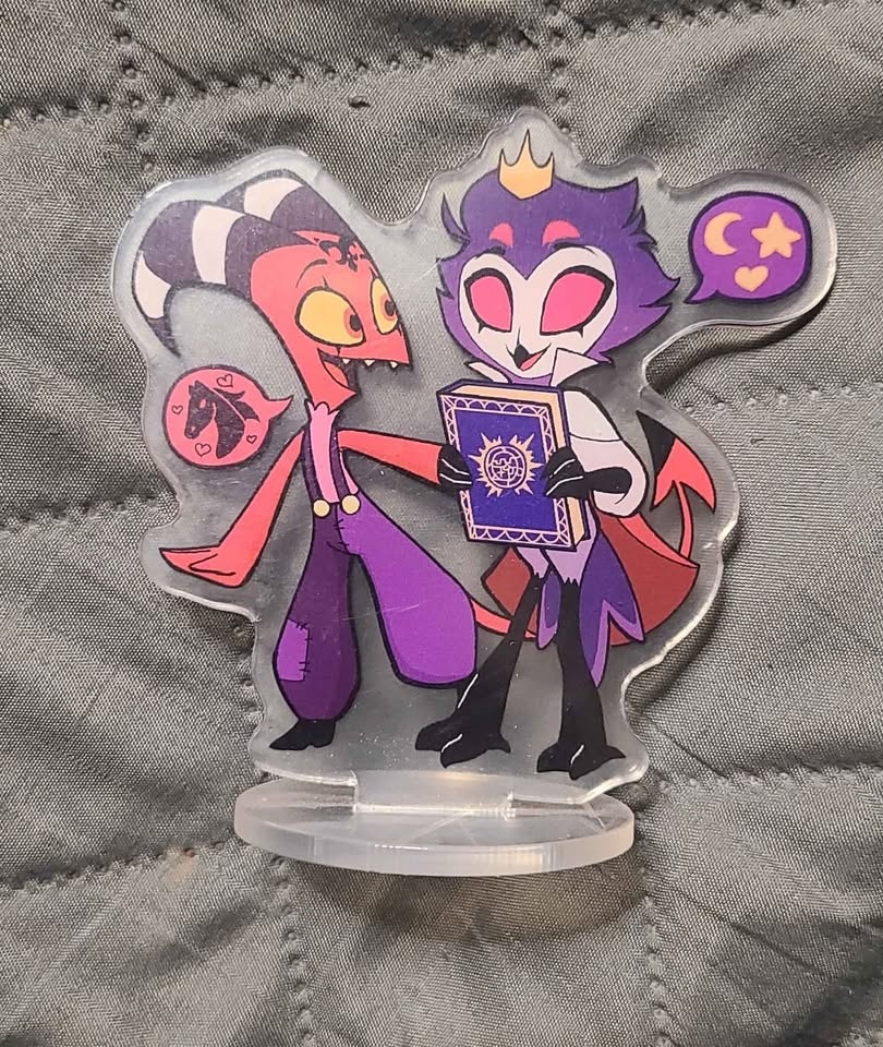 Helluva Boss, Young Stolas and Blitzo Acrylic Standee - photo 2