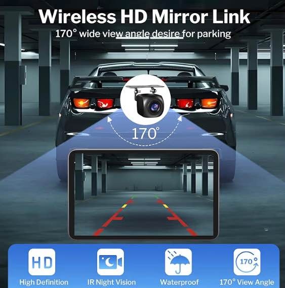 Wireless Apple Carplay Screen for Car, 7" HD - photo 5