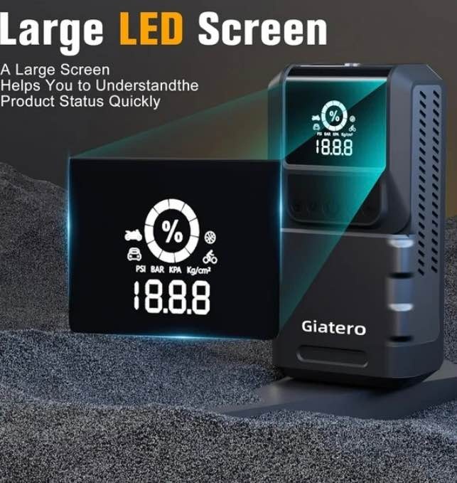 Giatero Q13 Portable Car Jump Starter w/ Air Compressor - photo 5