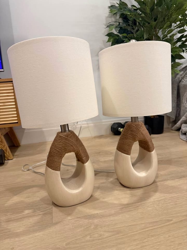 MOVING SALE boho lamp set SOLD TOGETHER LIKE NEW