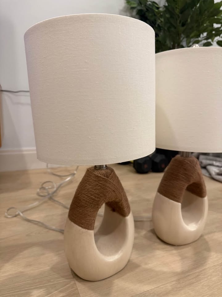 MOVING SALE boho lamp set SOLD TOGETHER LIKE NEW - photo 2