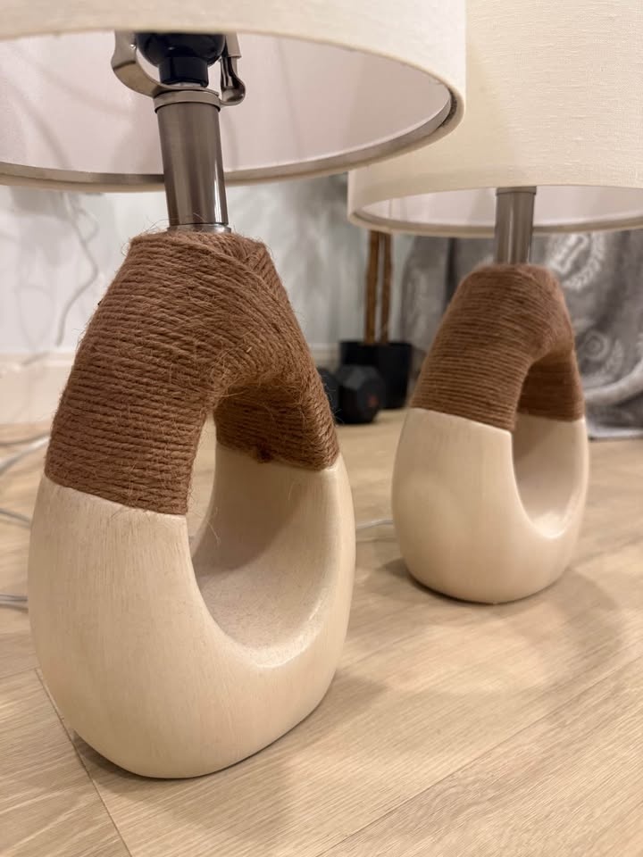 MOVING SALE boho lamp set SOLD TOGETHER LIKE NEW - photo 3