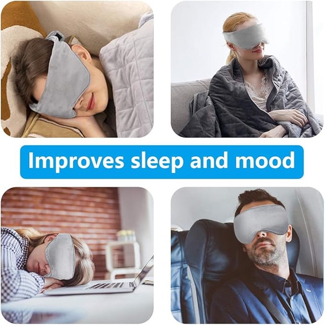 ACOMOPACK Weighted Sleep Mask - Hot/Cool Gel - photo 5