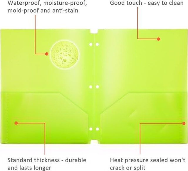4 pack Heavy duty 4 Pocket folders - photo 2