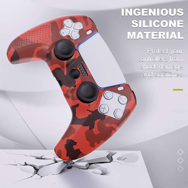 Ps5 controller skin - red or blue - photo 2