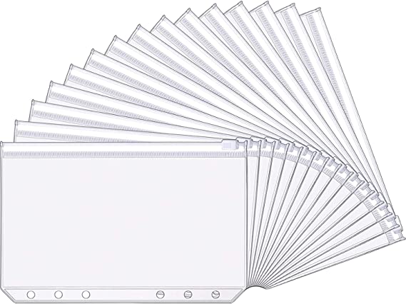 15 pc A6 Notebook Binder Pockets