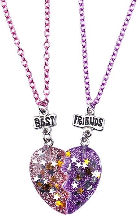 Best friends necklace set