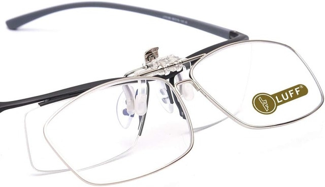LUFF Reading Glasses Clip-on Magnifier +4.00