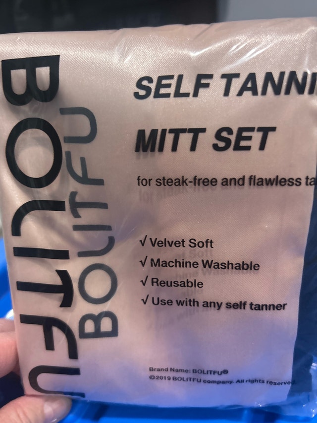 Bolitfu Self Tanning Mitt Set with Jergens Mousse - photo 2