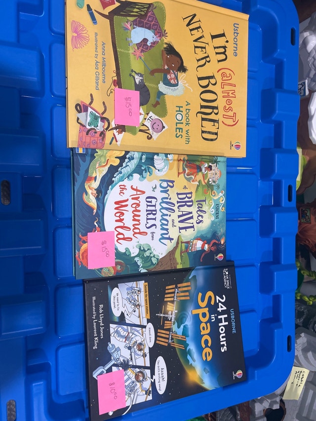 Usborne Childrens Books - I'm (almost) Never Bored, Brave Girls,