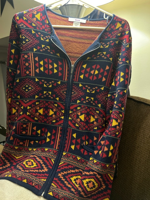 Alia Zip Cardigan