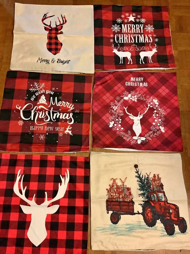 18” Christmas Pillow Covers