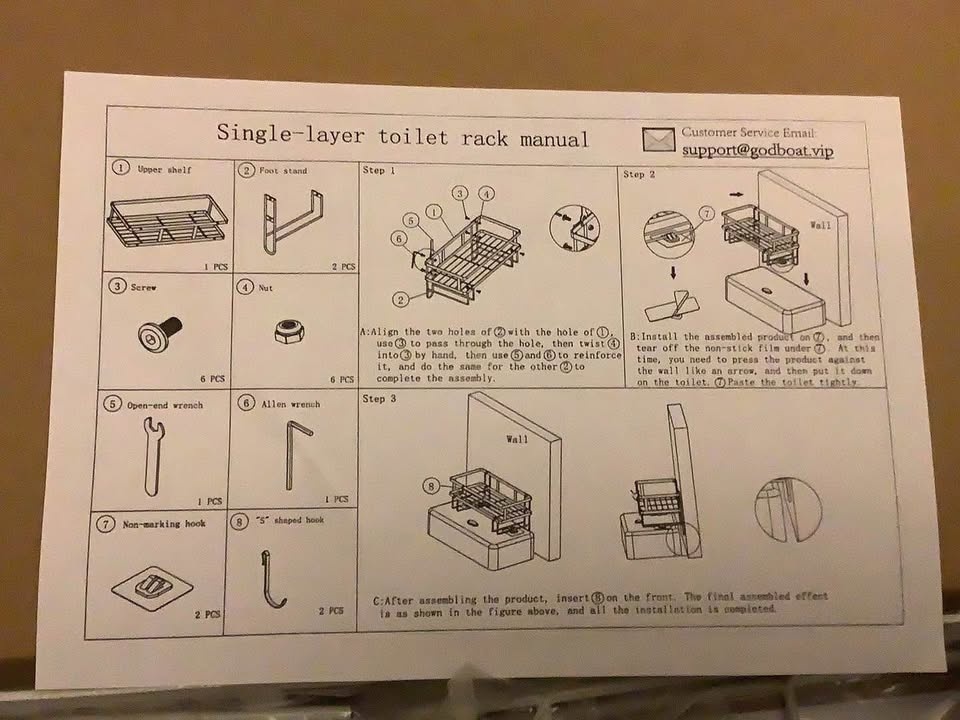 Over toilet Rack - photo 3