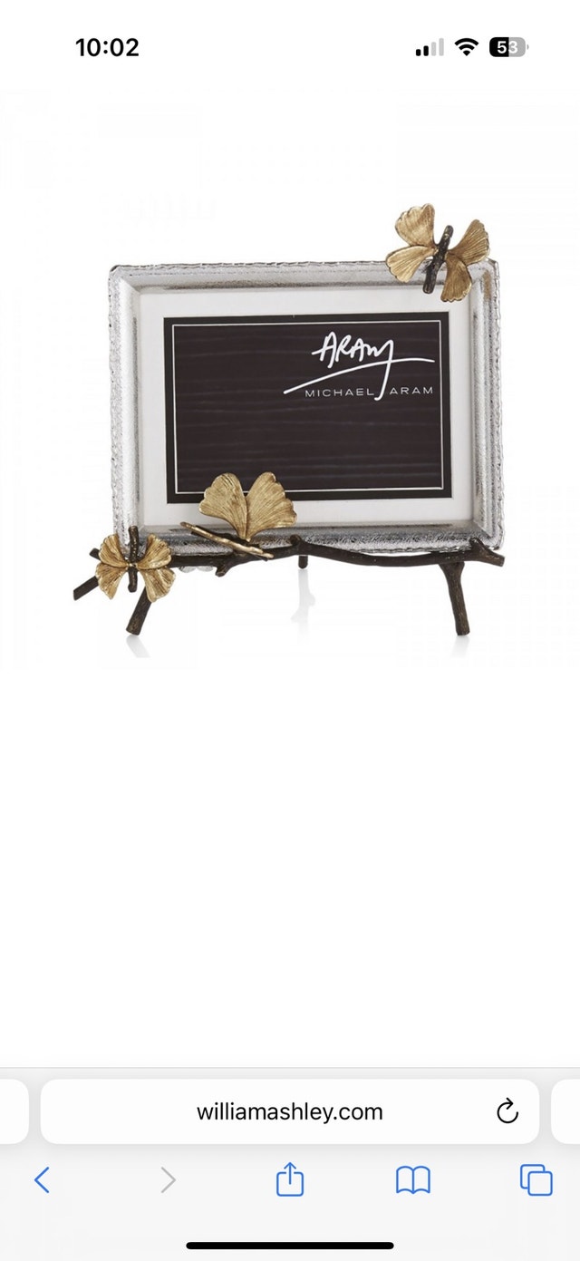 Michael Aram Butterfly Ginkgo Easel Frame - photo 3