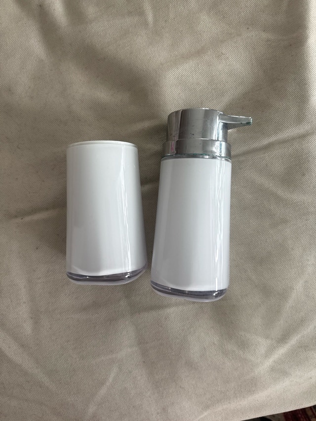 Soap Dispenser and Toothbrush Holder