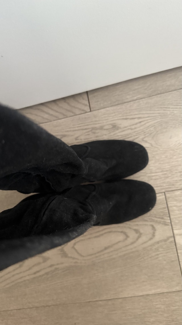 Suede Over the Knee Boots - Size 40 - photo 4