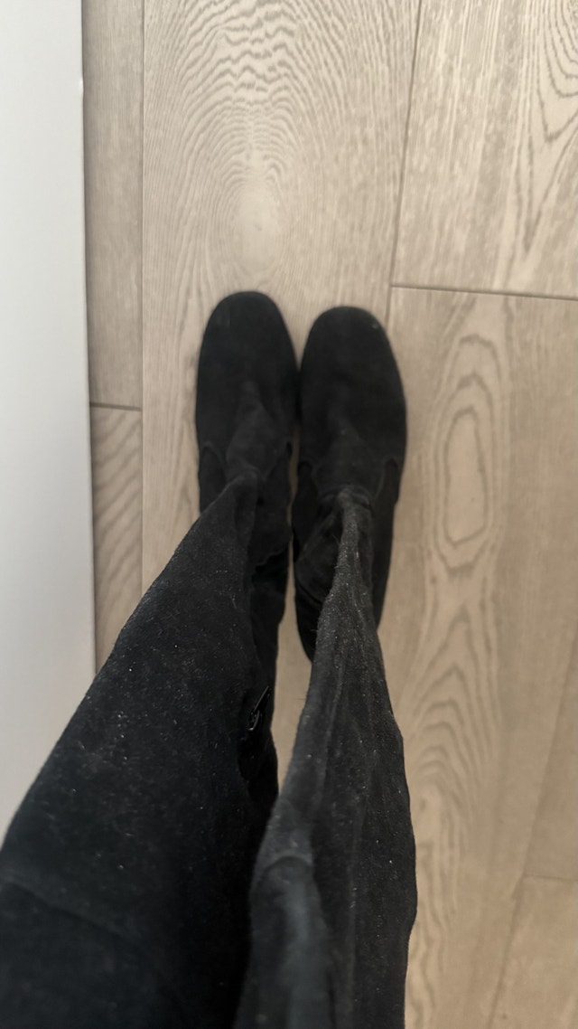 Suede Over the Knee Boots - Size 40 - photo 5