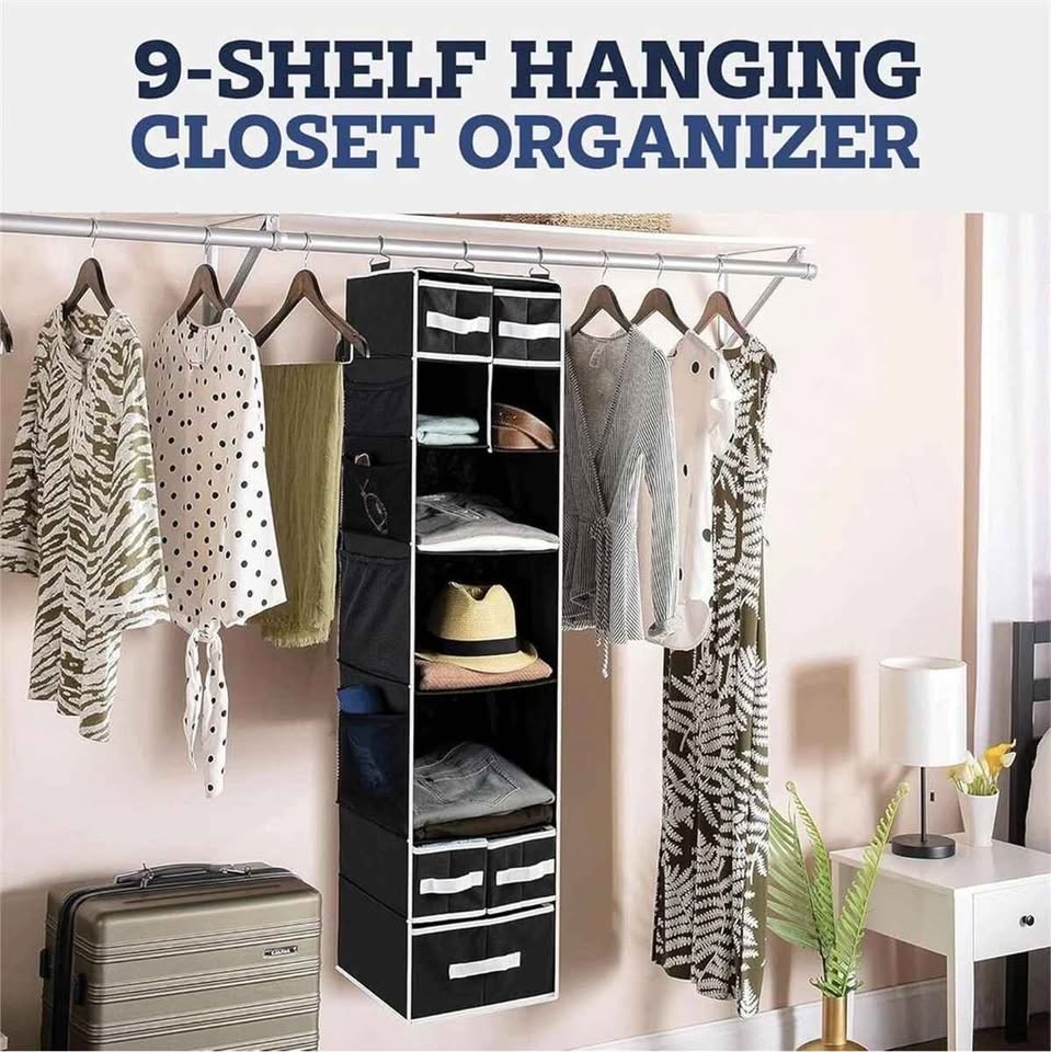 ZOBER 8 Shelf Hanging Closet Organizer - photo 3