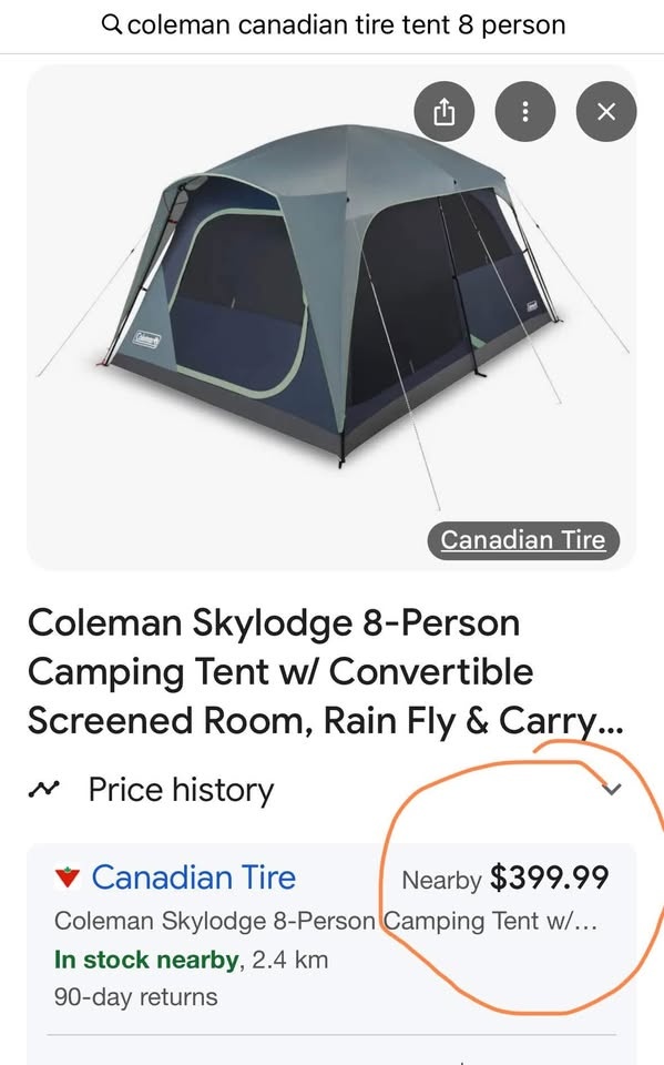 Coleman Skylodge 8-Person Tent w/ Screened Room - photo 3