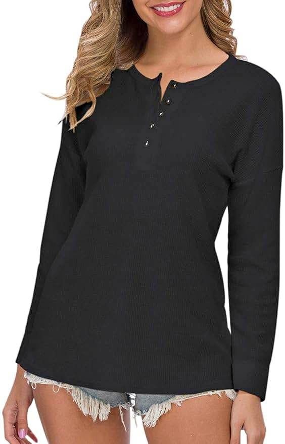 XL waffle knit shirt