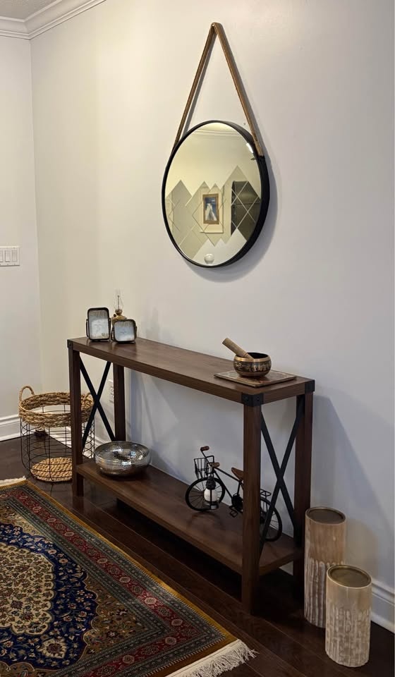 MOVING SALE - Larenda Entryway Table and Mirror