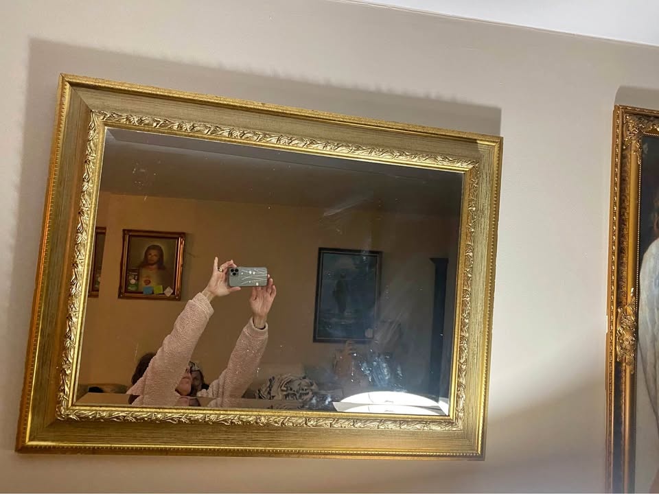 Heavy Quality Gold Mirror 34"w x 26"h