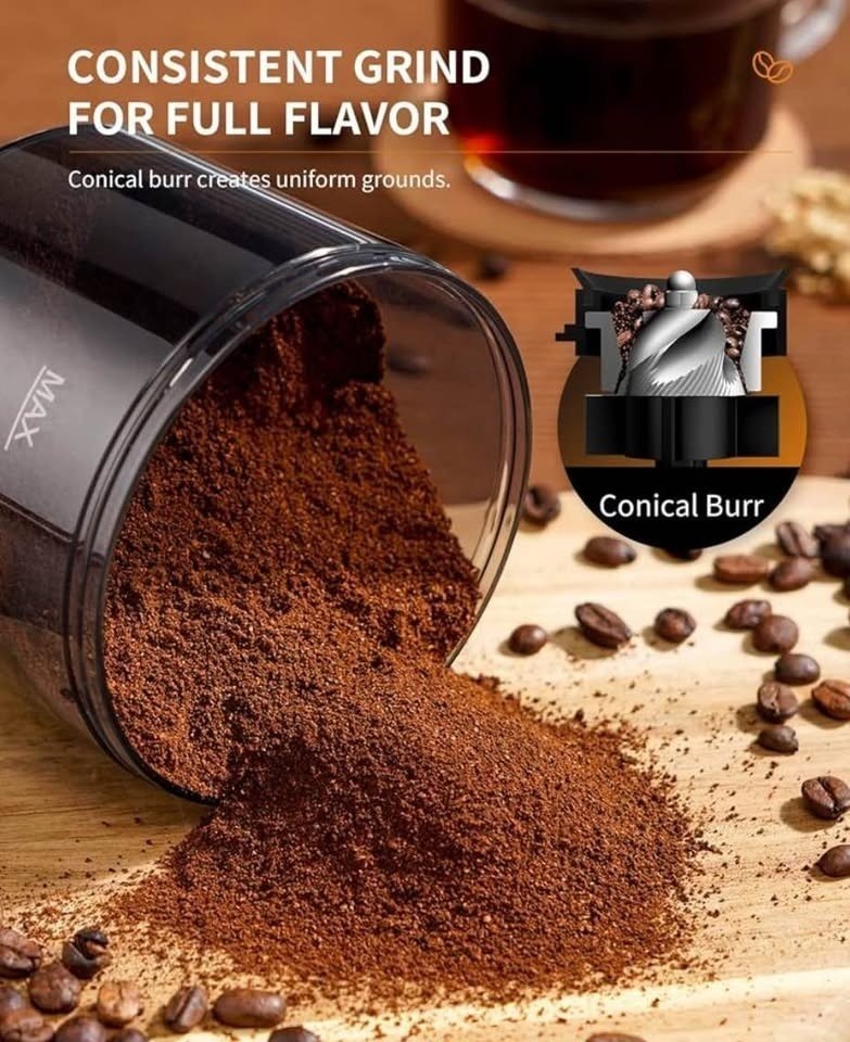SHARDOR Conical Burr Coffee Grinder - 35 Grind Settings - photo 3