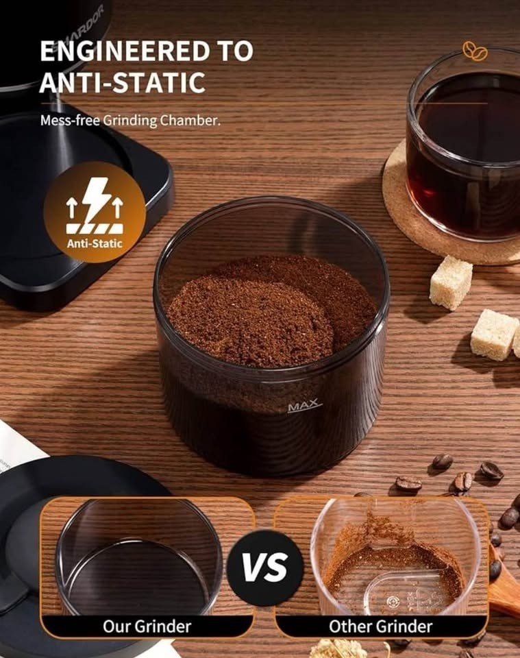 SHARDOR Conical Burr Coffee Grinder - 35 Grind Settings - photo 4