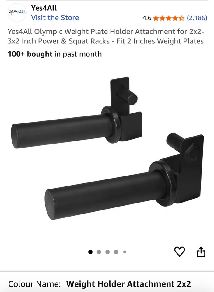 Yes4All Olympic Weight Plate Holder Attachment - photo 2