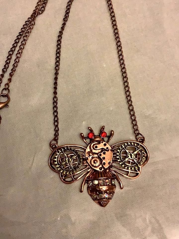 Steampunk Bee Necklace