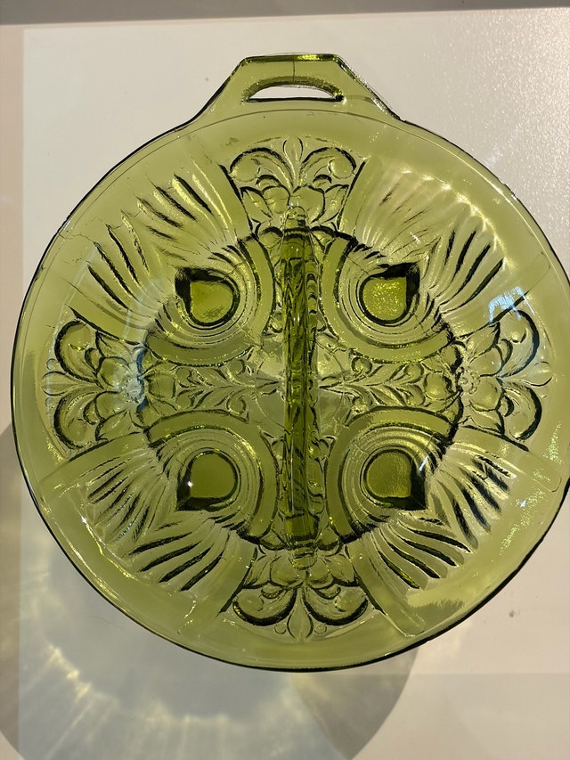 Vintage Indiana Glass Relish Dish