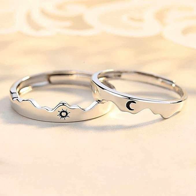 Couples 925 adjustable rings