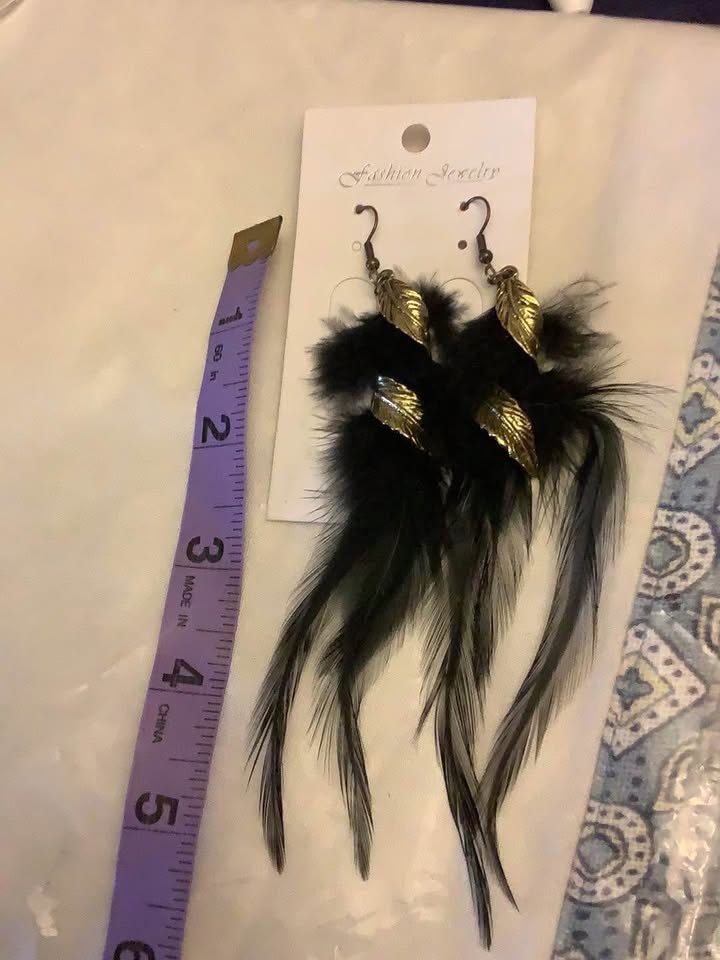 Feather Earrings - photo 3