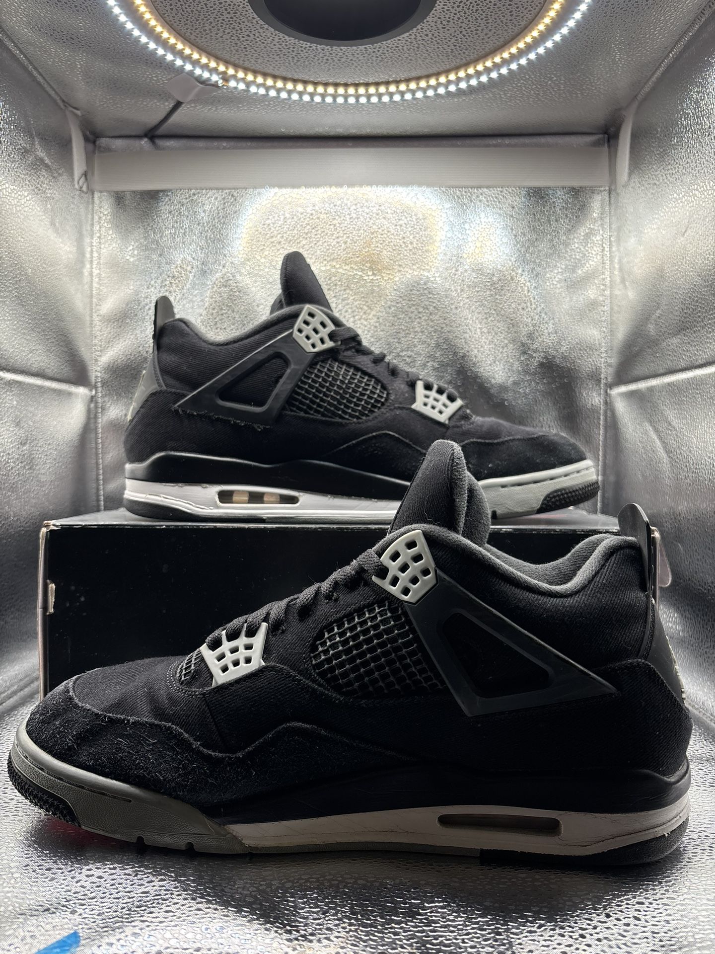 Air Jordan 4 Black Canvas - photo 5