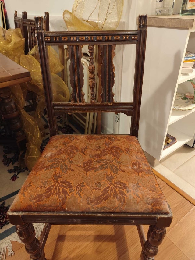 Solid Wood Dining Table with 6 Chairs - photo 5