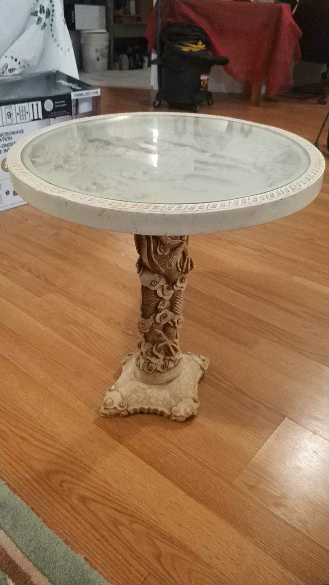 Ceramic Marble Short Coffee Table
