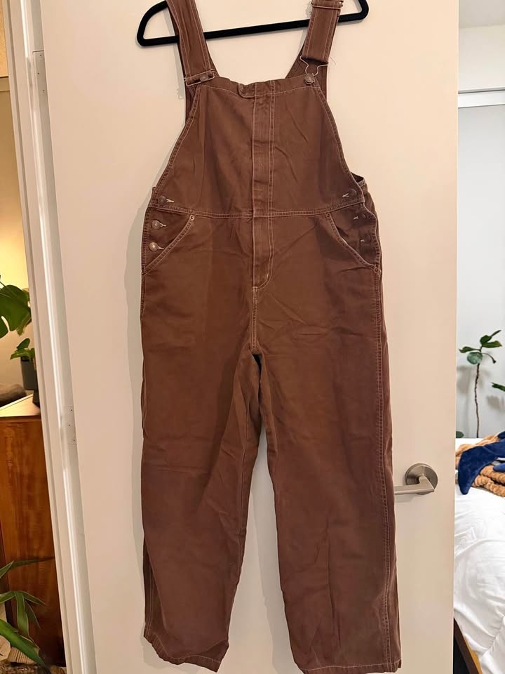 VINTAGE COTTON GINNY OVERALLS