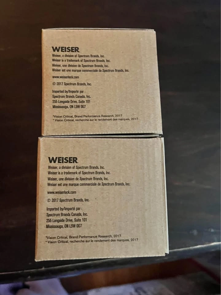 Weiser Dummy Door Levers (Satin Chrome) - Set of 2 - Brand New! - photo 4