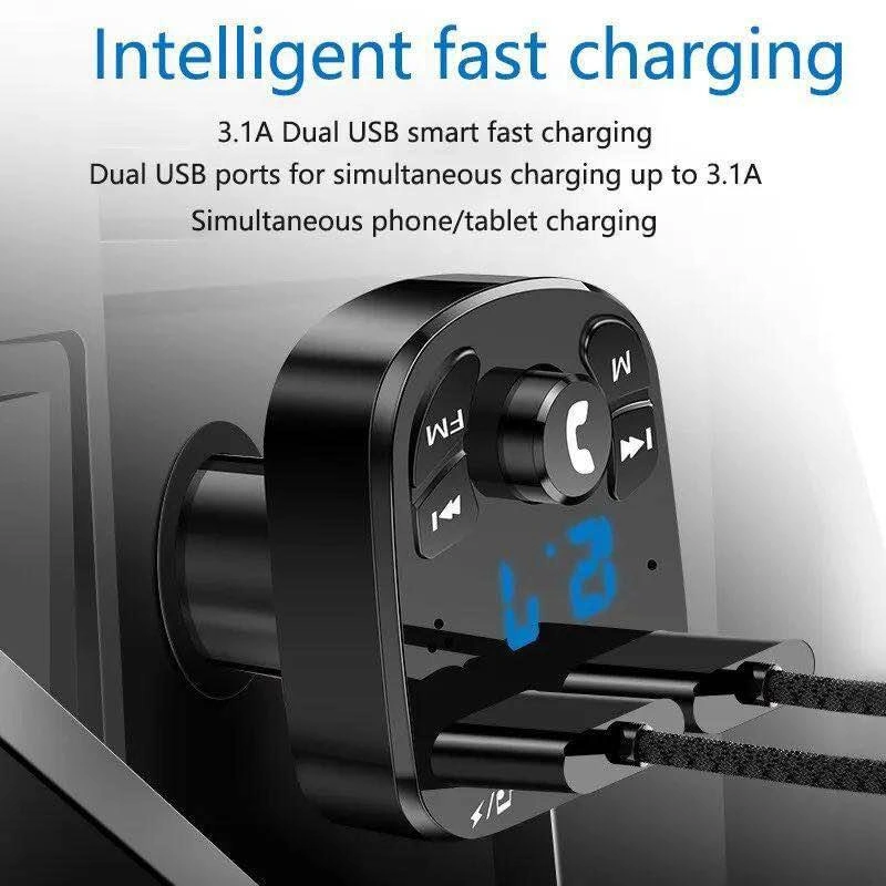 Car Charger MP3 Bluetooth FM Transmitter - photo 2