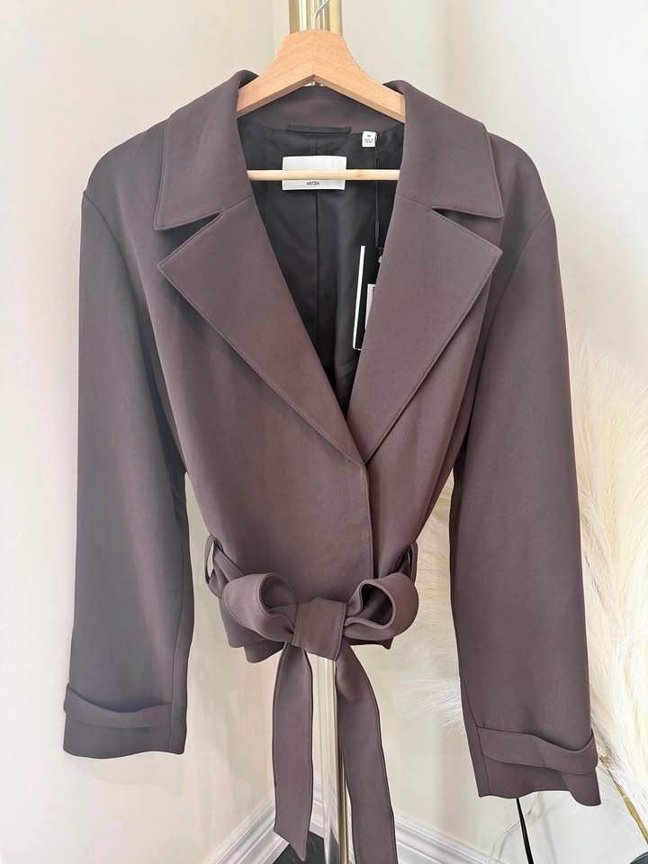 Aritzia Postage Trench Coat Size M NWT